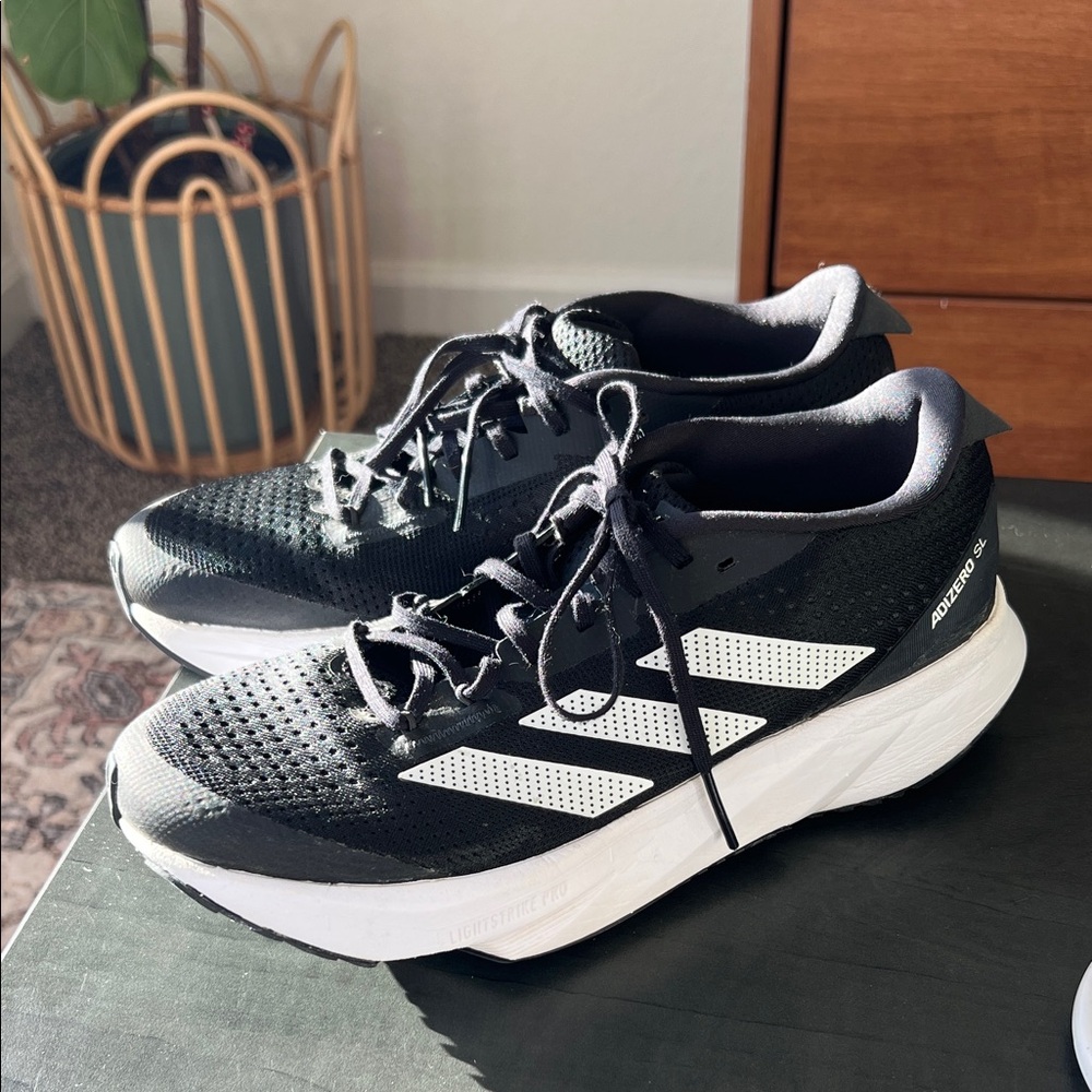 Adidas Black Adizero Sneakers